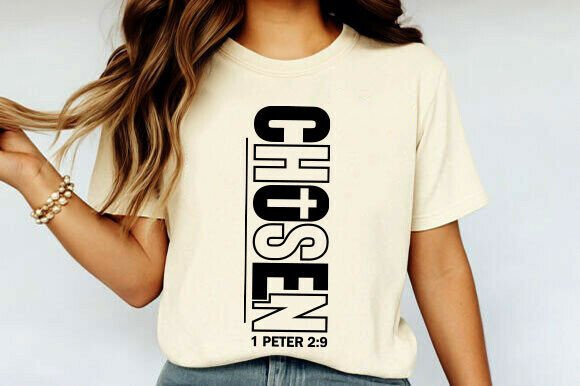 Chosen PNG, Christian SVG Shirt T-Shirt Designs