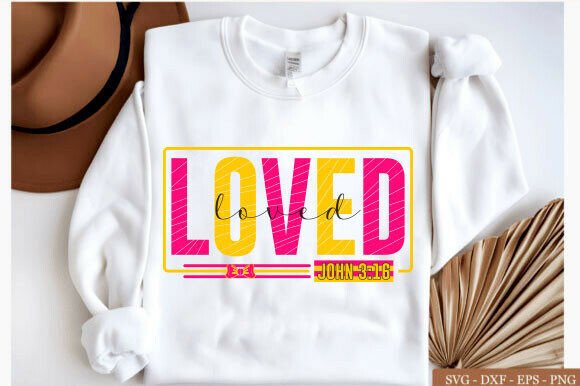 Christian Loved John 3:16 PNG, Faith — T-Shirt Designs