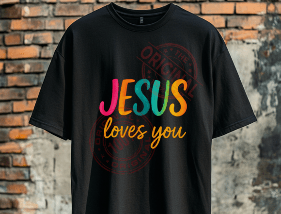 Christian Quotes PNG, Bright Neon Letter