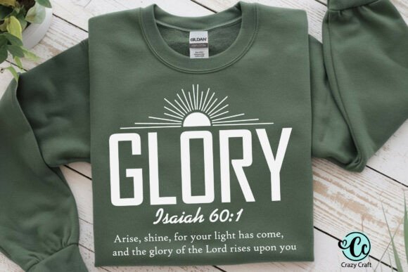Glory SVG PNG: Christian T-Shirt Designs