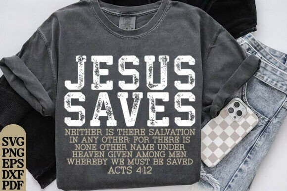 Good News Jesus Saves SVG, Christian SVG
