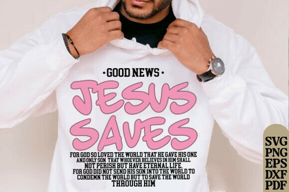Jesus Saves T-Shirt Designs for Digital Sellers